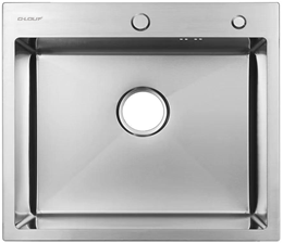 МОЙКА G-LAUF GL-6050 600*500*220 Матовый декор нерж., Стали: Верх-3.0 мм, чаша 0,6мм., слива 110 мм, отв. 28 мм дозатор/фильтр (без сифона)