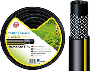 Шланг  поливочный Black Crystal 1/2  бухта 25м AQUAPOLYMER